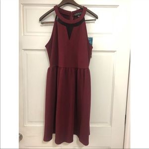 Cute burgundy dress